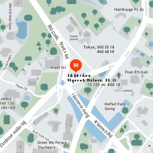 煌めきジャパンの所在地を示す東京・築地エリアの地図